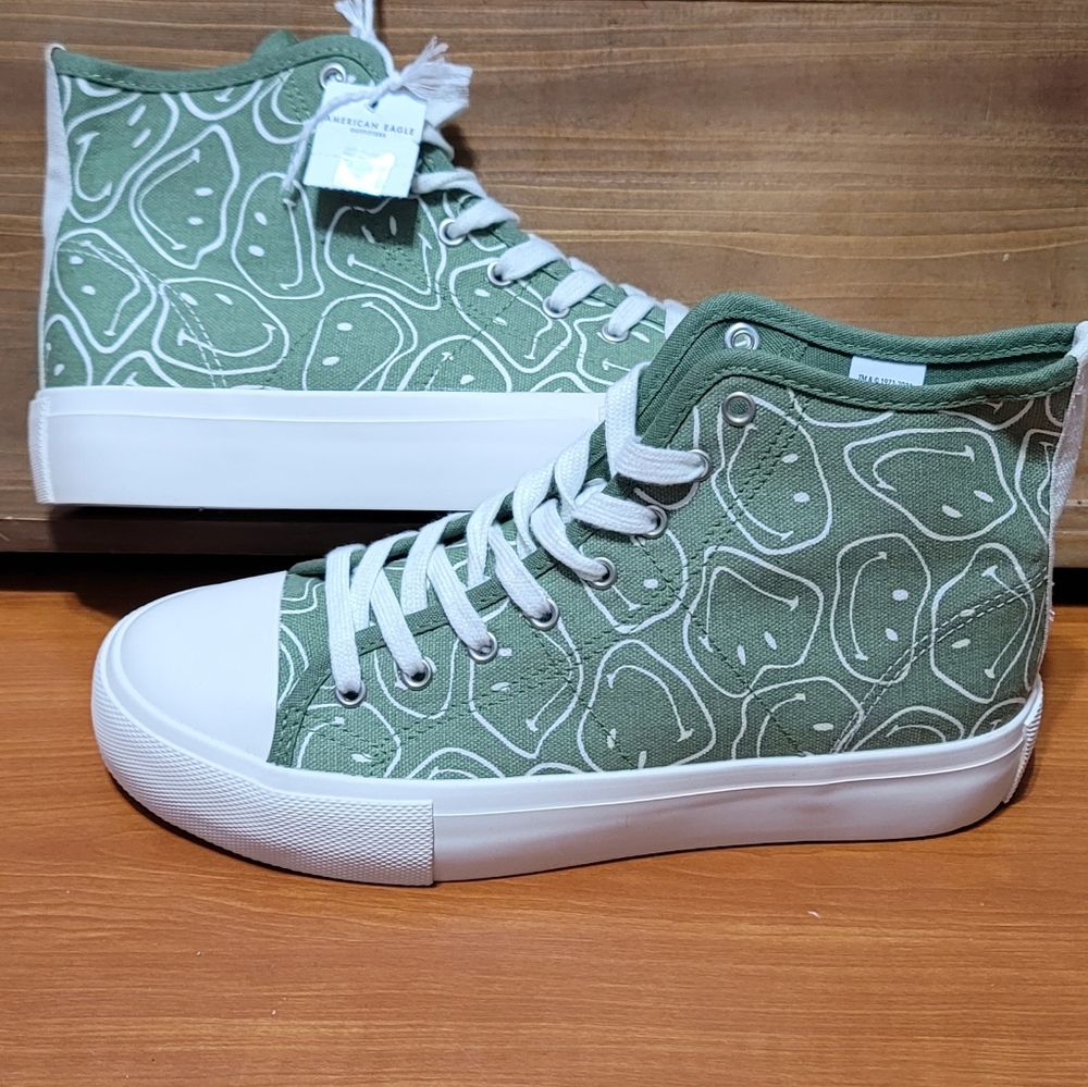 American Eagle Outfitters Smiley High Top Sneakers